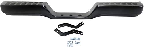 Evan Fischer Step Bumper With Mounting Bracket/s for Toyota Pickup 1989-1995 Face Bar & Pads Powdercoated Steel w/o Parking Aid Sensor Holes USA Built Vehicle Replaces # 002283591101-PFM