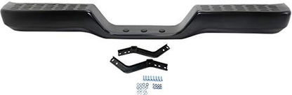 Evan Fischer Step Bumper With Mounting Bracket/s for Toyota Pickup 1989-1995 Face Bar & Pads Powdercoated Steel w/o Parking Aid Sensor Holes USA Built Vehicle Replaces # 002283591101-PFM