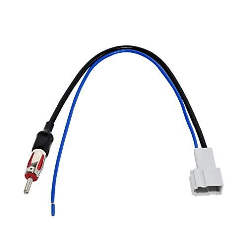 RED WOLF Radio Antenna Wire Harness Adapter Compatible with Honda Civic/Accord/Fit/CR-Z/CR-V/Odyssey/Pilot/Insight, Acura ILX 2012-2016 Aftermarket Stereo CD Play Mount Cable - size: Round Peg