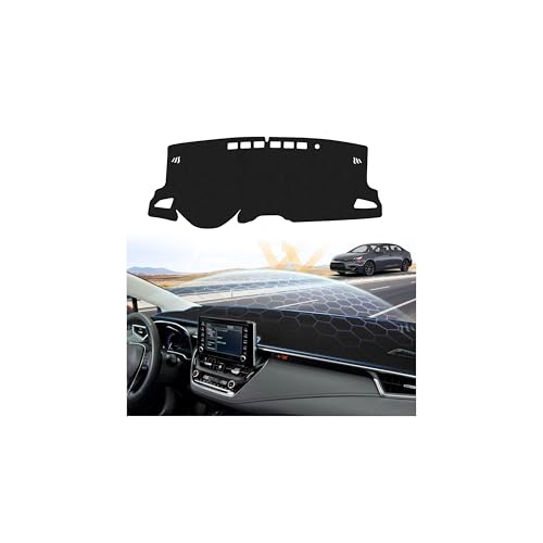 Sunsdrew Dash Cover for 2019-2026 Toyota Corolla Dashboard Cover Mat - size: 19+Toyota Corolla Dash Cover