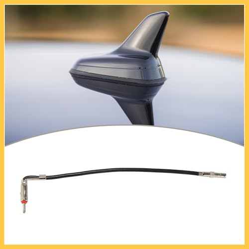 Car Radio Antenna 1 Male to 1 Female Adapter Right Angle Plug Cable Stereo Audio for Chrysler for Dodge for Ford for GM for Jeep 40-CR10 Auto Replacement Parts