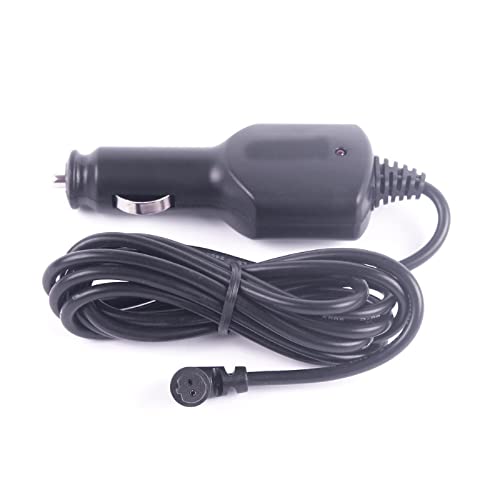 TECKEEN Vehicle GPS Car Charger Power Cord for Garmin GPS Rino 650 655T 610, Replacement DC Adapter 12V/24V