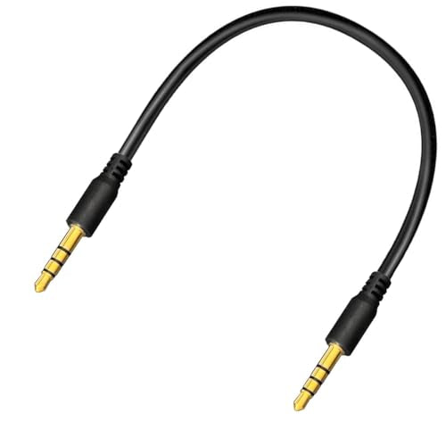 17mm Short 3.5mm Male to Male TRRS Audio Cable (15cm) - style: Male To Male