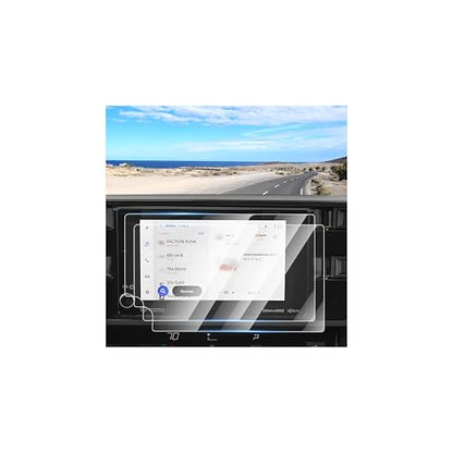 Canvcle 2PCS Screen Protector for 2022-2026 Toyota Tundra SR SR5/2023-2026 Sequoia SR5/2025 2026 4Runner Accessories, 8 Inch Navigation Screen Tempered Glass Touchscreen Protector Screen Cover Film - size: Toyota Tundra/Sequoia/4Runner 8 Inch