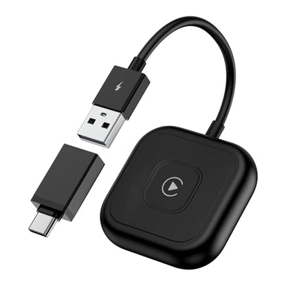 for iPhone 17 Wireless Carplay Adapter Compatible iPhone 17 Pro Max Air 16e 16 15,Automatic iPhone Carplay Wireless Adapter Convert Factory Wired to Wireless Plug and Play Car Play Fits Cars
