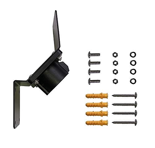 EVSE EV PHEV Electric Vehicle Charger Charging Cord Hanger and Plug Nozzle Dock Holster Holder Compatible with SAE J1772 Angle Heavy Duty Steel Cable Organizer Hook