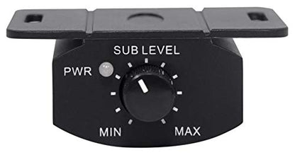 Rockville SS8P 8" Powered Under-Seat Car Subwoofer with RWK10 Amp Kit