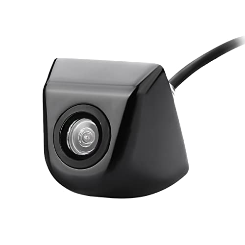 Backup Camera for Car, Waterproof Rear View Camera with Moveable Guideline, HD 960x720 Image Super Night Vision Car Backup Camera, 4 Layer Glass Lens 155 Degree Wide View Angle (Black) - color: Black