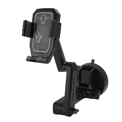 Yoidesu Phone Mount for Truck, 16.9 Inch Long Arm Mobile Device Holder for Dashboard Window with 360 Degree Rotation, Strong Suction Hold for Truck, Bus, SUV