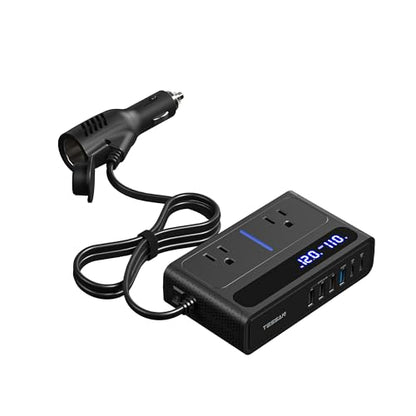 TESSAN 200W Car Power Inverter, 36W USB C Car Charger Adapter Fast Charging - size: 36W