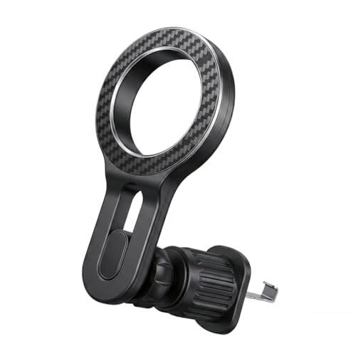 Magnetic Car Air Vent Phone Holder, Upgraded Metal Hook 360° Rotatable Universal Car Phone Mount, Strong Magnet Hands Free Smartphone Holder Compatible with All Phones