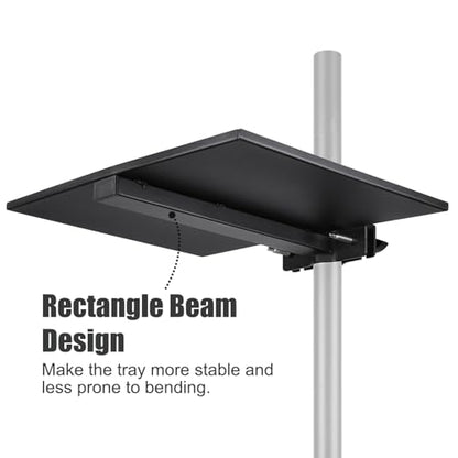 Steel Tray for Microphone Stand, 12.8 X 9.8 Inch - size: 12.8 x 9.8