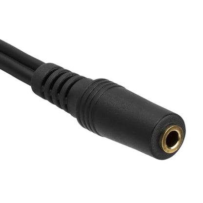 Cmple - [5 Pack 3.5mm Female Jack to 2 RCA Plugs Audio Stereo Adapter, 3.5mm Female to 2RCA Male Stereo Gold Plated - color: 3.5mm F to 2 RCA M, size: 5 Pack