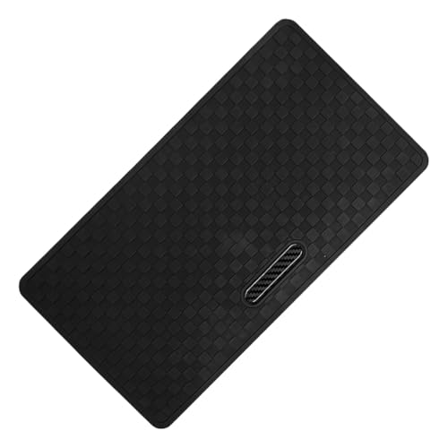 Car Dashboard Anti-Slip Pad, 10.6" × 5.7" Universal Sticky Gripping Mat, Multifunctional Automotive Interior Cell Phone Holder for Sunglasses, Keys, Coins, GPS, Electronic Devices (Black) - color: Black