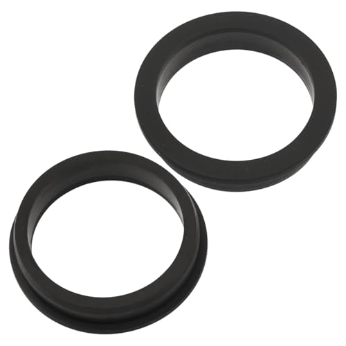 EASYEAH 3" Drill Hole, 2-1/2" ID Silicone Rubber Grommets for Wiring - color: Black, size: 2-1/2"ID, 3"DH