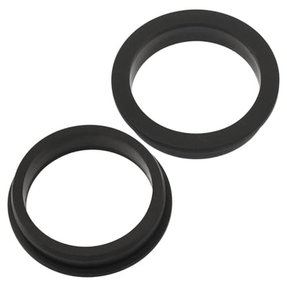 EASYEAH 3" Drill Hole, 2-1/2" ID Silicone Rubber Grommets for Wiring - color: Black, size: 2-1/2"ID, 3"DH