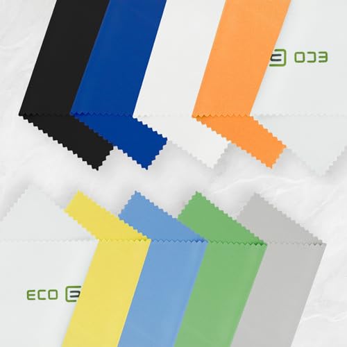Eco-Fused 극세사 클리닝 천 - 14.9 x 7.6cm(5.5 x 3인치) 극세사 천 - 렌즈 클리닝 물티슈 18개 팩 - 안경, 안경, 카메라 렌즈 및 휴대폰용 클리닝 천 - color: 18팩 - 14 x 7.6cm(5.5 x 3인치)