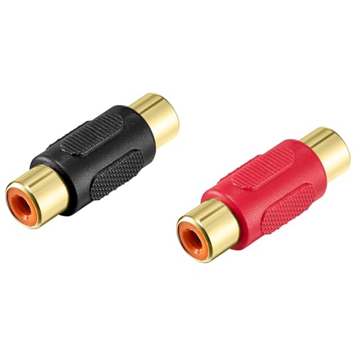 INSIGNIA RCA Couplers - Premium Audio Adapter – High-Fidelity Sound, Durable Materials, Compatible with Home Theater, Studio & Hi-Fi Systems - color: RCA Couplers, size: One Size