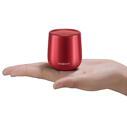 INSMY Small Bluetooth Speaker, Waterproof Mini Portable Wireless Speakers - color: 1-Red