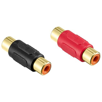 INSIGNIA RCA Couplers - Premium Audio Adapter – High-Fidelity Sound, Durable Materials, Compatible with Home Theater, Studio & Hi-Fi Systems - color: RCA Couplers, size: One Size