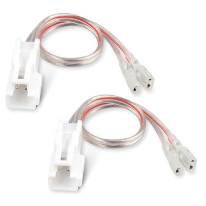 RED WOLF Car Door Speaker Wiring Harness for Hyundai 2002-2016 KIA 2003-2010, Toyota Camry Tacoma Corolla 2002-2011, Subaru Outback 2010-2014 Aftermarket Speaker Wire Connector 2 PC