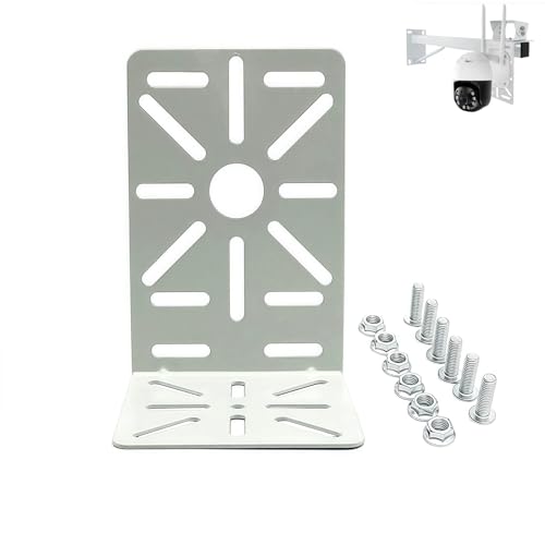 L-Shape Dome Camera Bracket Adapter,Universal Steel Vertical Ceiling Wall Mount Bracket Holder Wall Ceiling Mount Bracket for CCTV Surveillance Security Camera