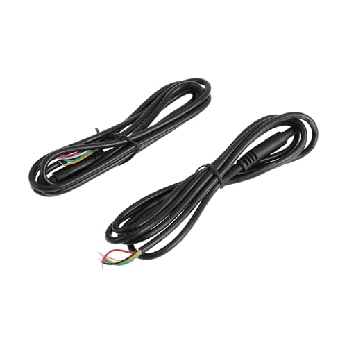 for Monitor and Backup Reverse Rear View Parking Camera Video Cable Extension Backup Camera 5Pin Female Video Cable 1.2m/3.94ft Black Plastic,Metal - size: 1.2m/3.94ft, style: 5Pin