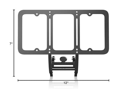 Tesla Model 3 Highland Front License Plate Holder, Height-Adjustable & No Drill License Plate Mouting Kit with Anti-Theft Features (FIt Model 3 2024-2025, No Front Bumper Camera) - size: 2024+ Model 3 Highland (No Front Camera)