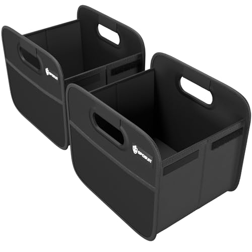 Sposuit Trunk Organizer for Car - Split Car Storage Organizer, Black, 2 Pcs - color: Black, size: Split(2 Pack)
