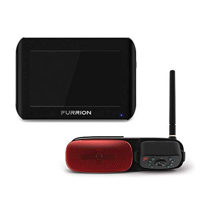 Furrion Vision S Single Camera System with 5" Display — Eliminate Blind Spots with 120° Viewing Angle, Rear Assist, Night Vision — Waterproof P65 Construction — Display up to 4 Cameras — 2021123916 - size: 5" Monitor w/ Rear Marker Light Camera