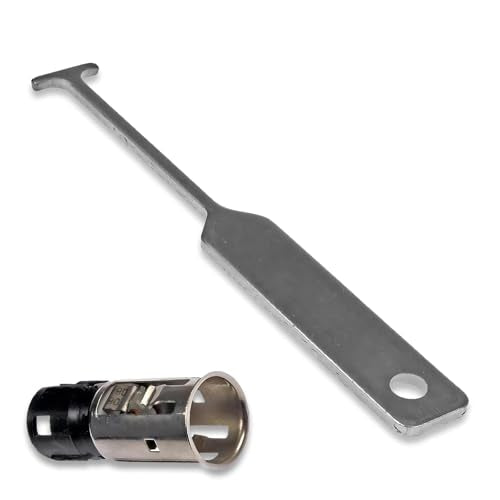 Car Cigarette Lighter Socket, Cigarette Lighter Splitter, Replacement 25776667 J42059 25774623, Compatible with GM Models (Silver)