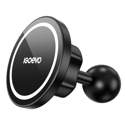 1-Inch B Size Ball Magnetic Phone Mount – Compatible with RAM Bases, Strong Magnet Car Holder for MagSafe and Metal Plate Phones, Dashboard Installation - size: Magsafe to 1 inch(25.4mm) ball
