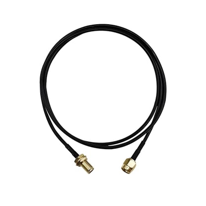 SMA Extension Cable 3ft, SMA Male to Female Low Loss RG174 Coaxial Cable Extender for SDR, Wireless Security Camera, Network System, GPS LTE 4G 5G WiFi Radio Antennas - size: 3FT