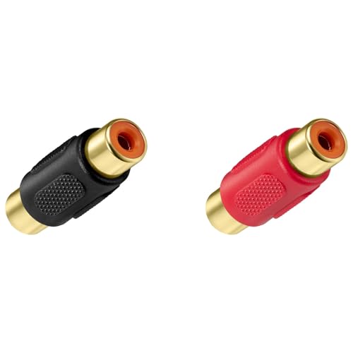 INSIGNIA RCA Couplers - Premium Audio Adapter – High-Fidelity Sound, Durable Materials, Compatible with Home Theater, Studio & Hi-Fi Systems - color: RCA Couplers, size: One Size