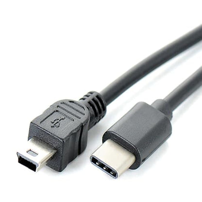 ienza USB C to Mini B Charge/Update Cable for Garmin Drive 52 53, DriveSmart 65, eTrex 10 22x, dezl OTR500, nuvi 40LM 57LM 67LM 2689LMT 2757LM 2589LMT, zumo 396 LMT-S for MacBook, PC, Laptop