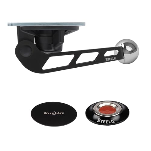 Nite Ize Steelie Windshield Kit - Magnetic Cell Phone Holder for Car Accessories - Sturdy Car Windshield Mount for Cell Phones - Orbiter - style: Orbiter