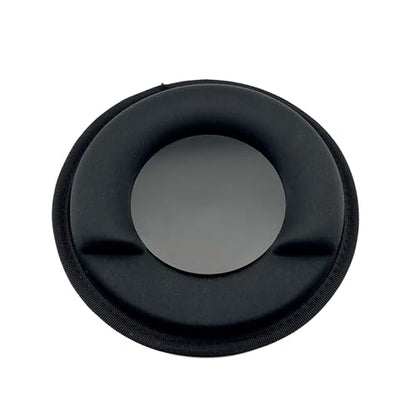 – Car Dashboard Mount | Soft Nylon, Metal Round Mount Dashboard | Weighted Sandbag Base with Magnetic Mount Option | Ideal for Phone Holders, Dash Cams, Cars, Trucks & Rvs | Black - 1 lb