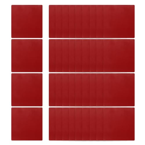 40 Pcs Double Sided Adhesive Pads, 0.98" x 0.98" Dash Cam Sticky Pads Self-Adhesive Square Mounting Foam Tape Waterproof & Heat Resistant for Car Walls Picture Home Decor, Red - size: 0.98" x 0.98"
