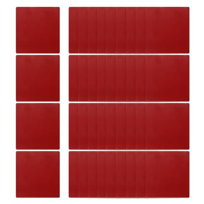 40 Pcs Double Sided Adhesive Pads, 0.98" x 0.98" Dash Cam Sticky Pads Self-Adhesive Square Mounting Foam Tape Waterproof & Heat Resistant for Car Walls Picture Home Decor, Red - size: 0.98" x 0.98"