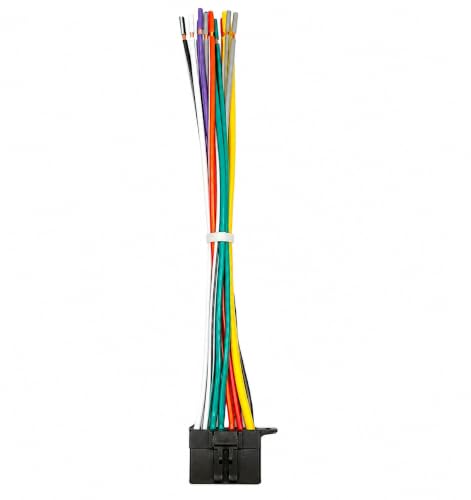 SCREENTRONICS Car Stereo Wire Harness Compatible Replacement for Pioneer MVH-291BT MVH-S21BT MVH-S301BT MVH-S310BT MVH-S320BT MVH-X390BT FH-S520BT FH-X70BT FH-X720BT FH-X830BHS DXT-X4869BT Radio