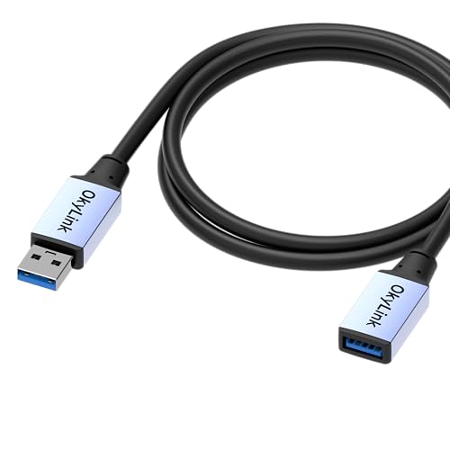 OkyLink USB 3.0/3.2 Gen 1 Extension Cable A to A, Male to Female 5Gbps 3ft - color: USB3.0(5Gbps), size: 3ft (1m)