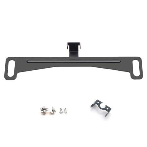 YEOIZO Backup Camera License Plate Mount, No-Drill Front Metal Bracket