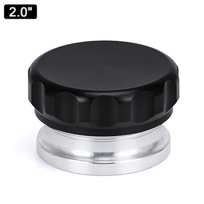 PTNHZ OD 2"/50.8mm Aluminum Alloy Weld Billet On Filler Neck Cap Oil Fuel Water Tank Black - size: 2"