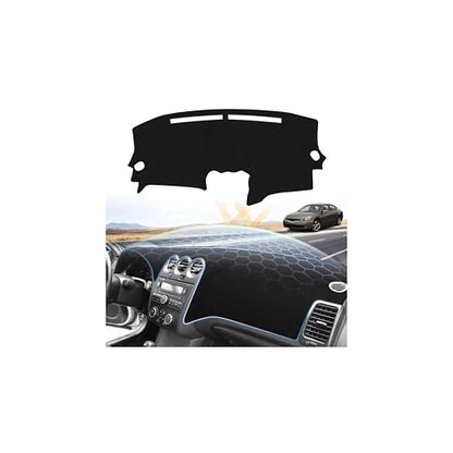 Sunsdrew Black Dash Cover for 2007 2008 2009 2010 2011 2012 Nissan Altima - size: 07-12 Nissan Altima Dash Cover