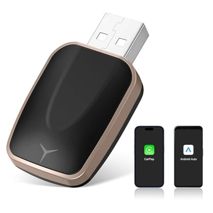 Mini Wireless CarPlay Adapter for iPhone, 2 in 1 CarPlay Wireless Adapter - style: RM-KPL075G