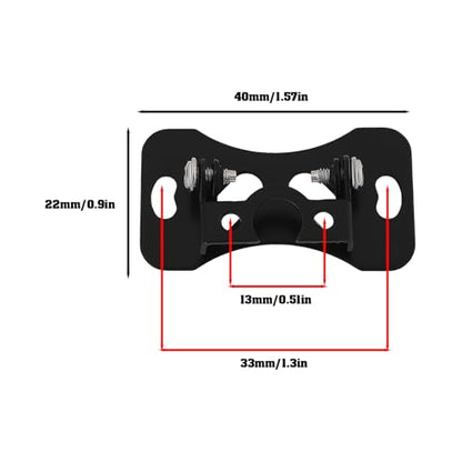 4PCS Rear Camera Mounting Bracket with Screw Holes Spacing 0.51 Inch Car Back Up Camera Mount Bracket for Rear Cameras