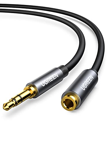 UGREEN Headphone Extension Cable 3.5mm Aux 3 Pole TRS Extender Cord 3.3FT - size: 3.3FT
