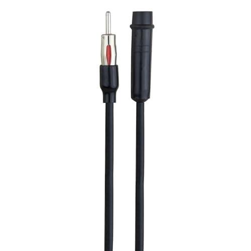 Scosche AXT48-WP1 Universal 48" Antenna Extension Cable for Car Stereo - AM/FM Radio Antenna Extender with Standard DIN Connector - Radio Antenna Extension Audio Adapter for Domestic & Import Vehicles - style: 48" Antenna Extension Cable