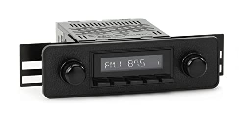 RetroRadio Compatible with 1971-80 Volkswagen Super Beetle Features Include Bluetooth, AUX, AM/FM LAB-M1-402-36P-96PVW1
