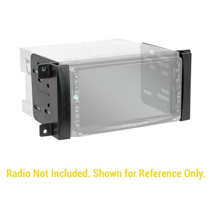 Scosche ICCR6BN Double DIN Radio Installation Dash Kit Compatible with Select 2007-2019 Chrysler, Dodge, Jeep and RAM Vehicles - Complete Aftermarket Car Stereo Install Kit - See Fit Guide In Images - style: Complete Installation Kit